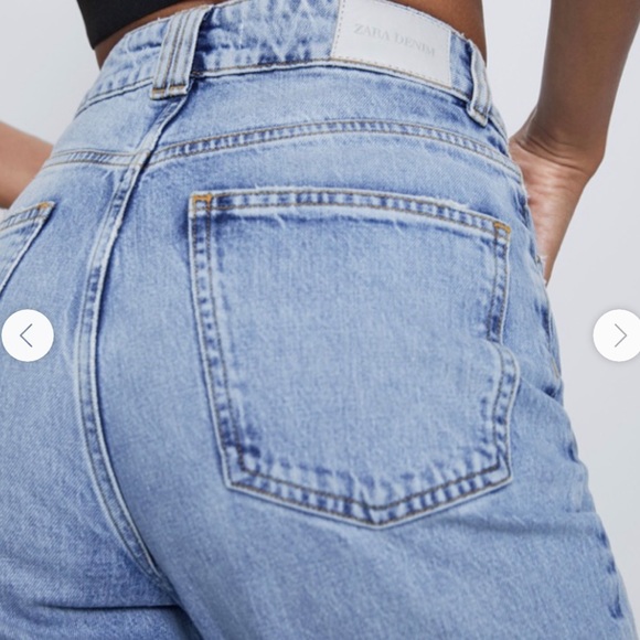 NWOT ZARA HIGH RISE SLIM FIT JEANS - Picture 5 of 10